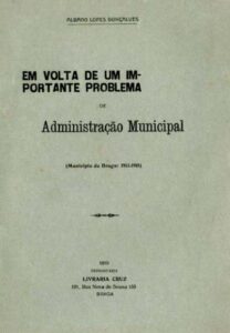 EM VOLTA DE UM IMPORTANTE PROBLEMA DE ADMINISTRAÇAO MUNICIPAL