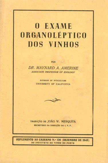 EXAME ORGANOLEPTICO DOS VINHOS