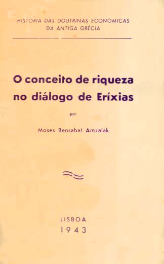 CONCEITO DE RIQUEZA NO DIALOGO DE ERIXIAS