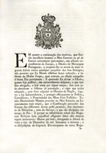 EM quanto a continuaçao dos motivos que fizerao necessario levantar o Meu Exerci