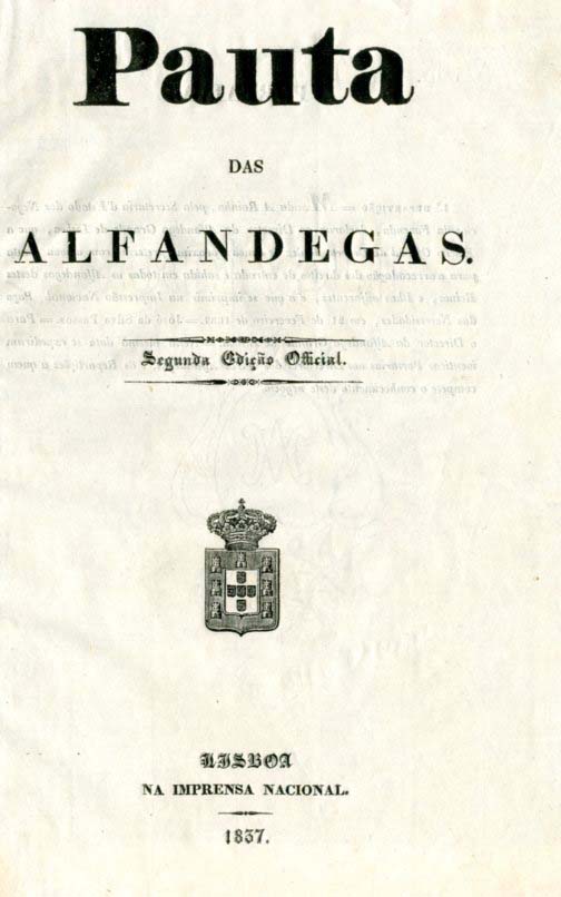 PAUTA DAS ALFANDEGAS