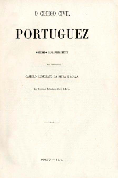 CODIGO CIVIL PORTUGUES