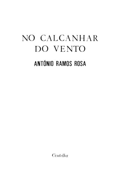 NO CALCANHAR DO VENTO