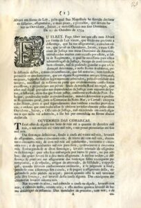 Alvara em forma de Lei pelo qual Vossa Magestade e servido declarar os salarios