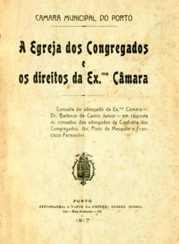 IGREJA DOS CONGREGADOS E OS DIREITOS DA EXCELENTISSIMA CAMARA