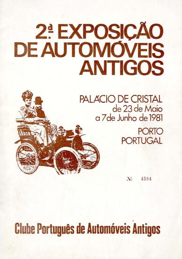 SEGUNDA EXPOSIÇAO DE AUTOMOVEIS ANTIGOS