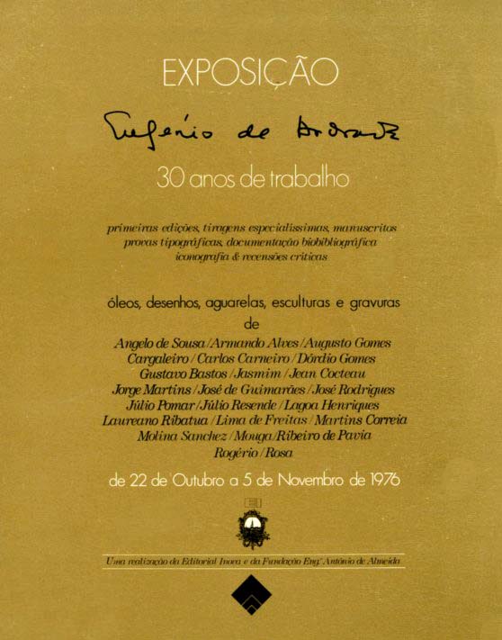 EXPOSICAO EUGENIO DE ANDRADE