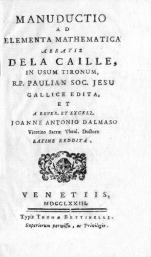 MANUDUCTIO AD ELEMENTA MATHEMATICA