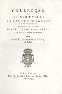 COLECÇAO DE DISSERTAÇOES E TRATADOS VARIOS