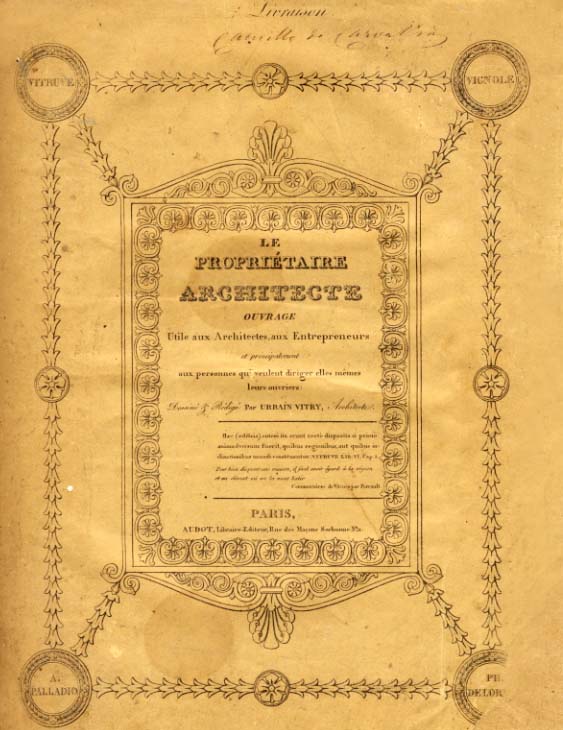 PROPRIETAIRE ARCHITECTE