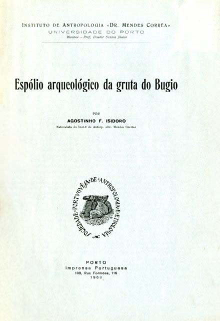 ESPOLIO ARQUEOLOGICO DA GRUTA DO BUGIO
