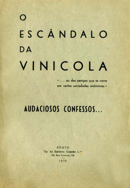 ESCANDALO DA VINICOLA