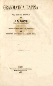 GRAMATICA LATINA PARA USO DAS ESCOLAS