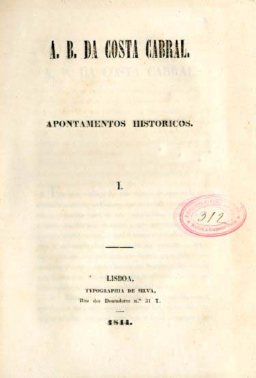 A. B. DA COSTA CABRAL