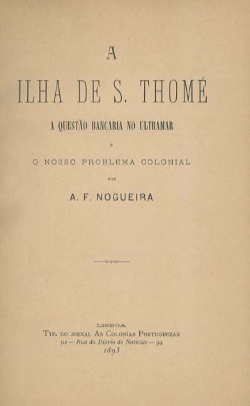 ILHA DE SAO TOME