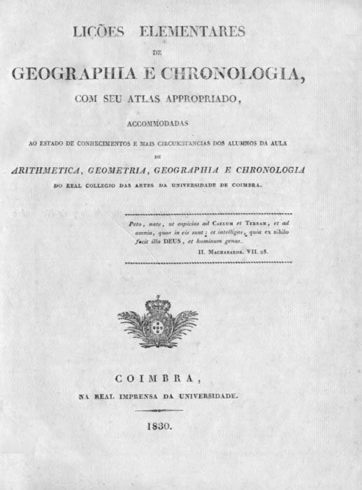 LIÇOES ELEMENTARES DE GEOGRAFIA E CRONOLOGIA