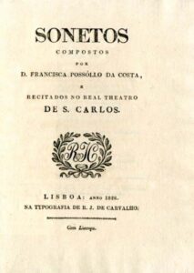 SONETOS COMPOSTOS POR DONA FRANCISCA POSSOLO DA COSTA