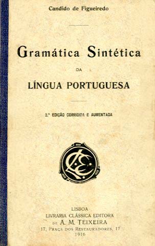 GRAMATICA SINTETICA DA LINGUA PORTUGUESA