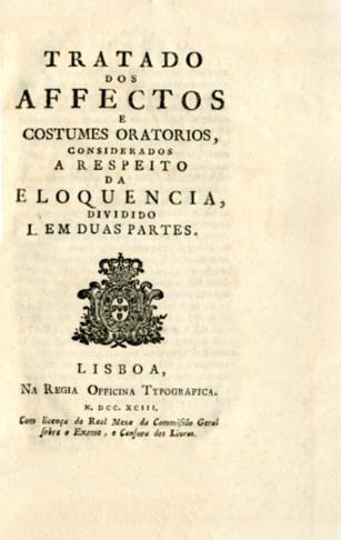 TRATADO DOS AFECTOS E COSTUMES ORATORIOS