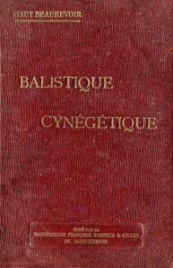 BALISTIQUE CYNEGETIQUE