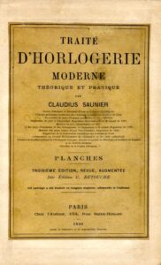 TRAITE D’HORLOGERIE MODERNE