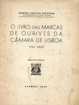 LIVRO DAS MARCAS DE OURIVES DA CAMARA DE LISBOA