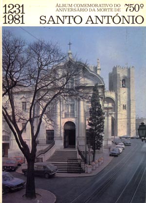 ALBUM COMEMORATIVO DO 750º ANIVERSARIO DA MORTE DE SANTO ANTONIO