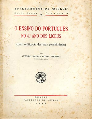 ENSINO DO PORTUGUES NO SEXTO ANO DOS LICEUS