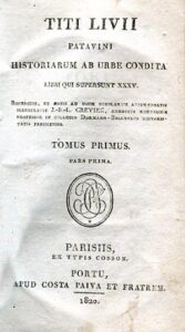 HISTORIARUM AB URBE CONDITA