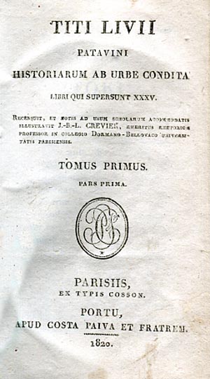 HISTORIARUM AB URBE CONDITA