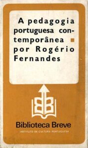 PEDAGOGIA PORTUGUESA CONTEMPORANEA