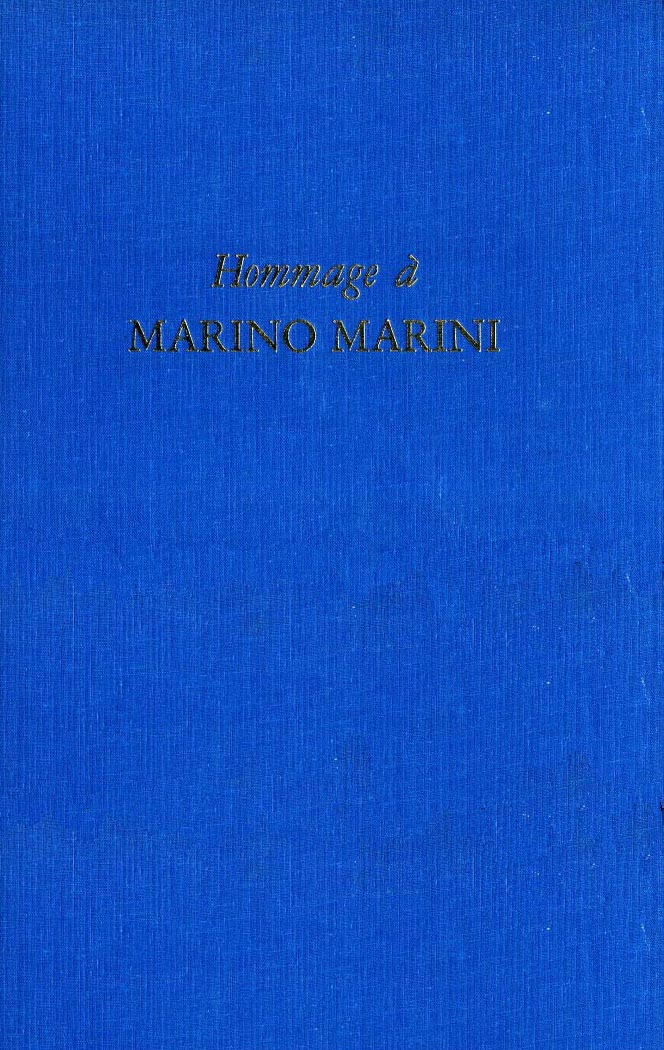 HOMMAGE A MARINO MARINI