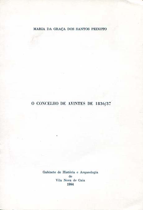 CONCELHO DE AVINTES DE 1836/37