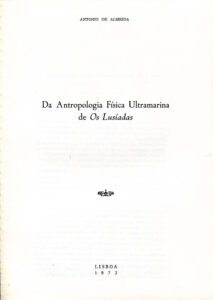 DA ANTROPOLOGIA FISICA ULTRAMARINA DE OS LUSIADAS