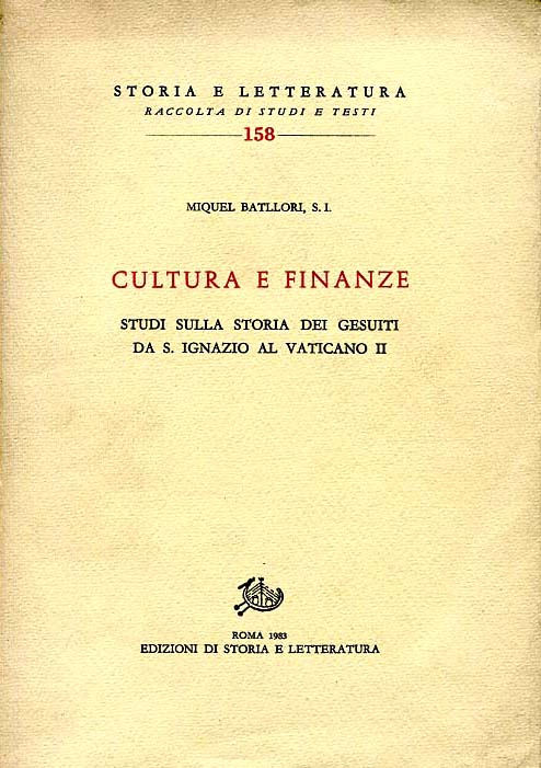 CULTURA E FINANZE