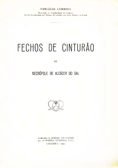 FECHOS DE CINTURAO DA NECROPOLE DE ALCACER DO SAL