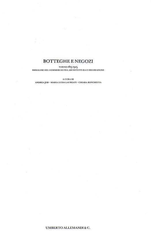 BOTTEGHE E NEGOZI