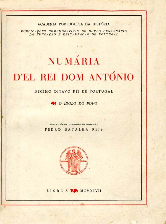 NUMARIA DE EL REI DOM ANTONIO