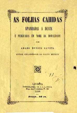 FOLHAS CAIDAS APANHADAS A DENTE