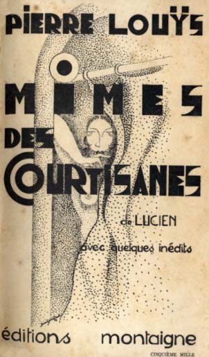 MIMES DES COURTISANES DE LUCIEN