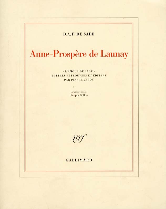 ANNE PROSPERE DE LAUNAY