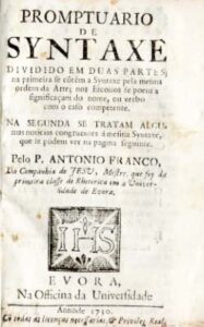 PRONTUARIO DE SINTAXE