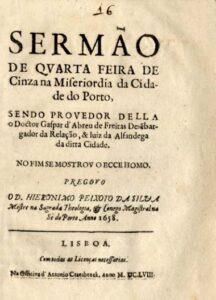 SERMAO DE QUARTA FEIRA DE CINZA NA MISERICORDIA DA CIDADE DO PORTO