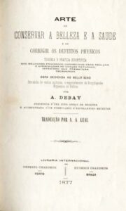 ARTE DE CONSERVAR A BELEZA E A SAUDE