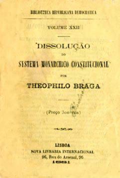 DISSOLUÇAO DO SISTEMA MONARQUICO REPRESENTATIVO