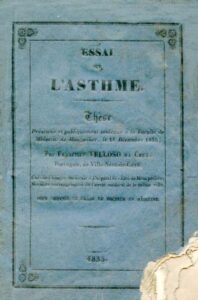 ESSAI SUR L’ASTHME