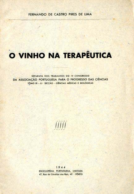 VINHO NA TERAPEUTICA