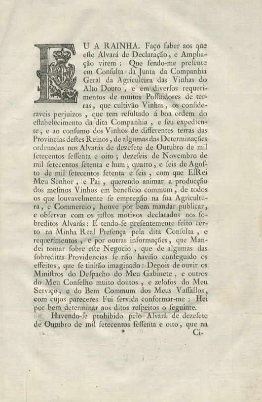 Alvara de Declaraçao e Ampliação por que Vossa Magestade ha por bem pelos motivo