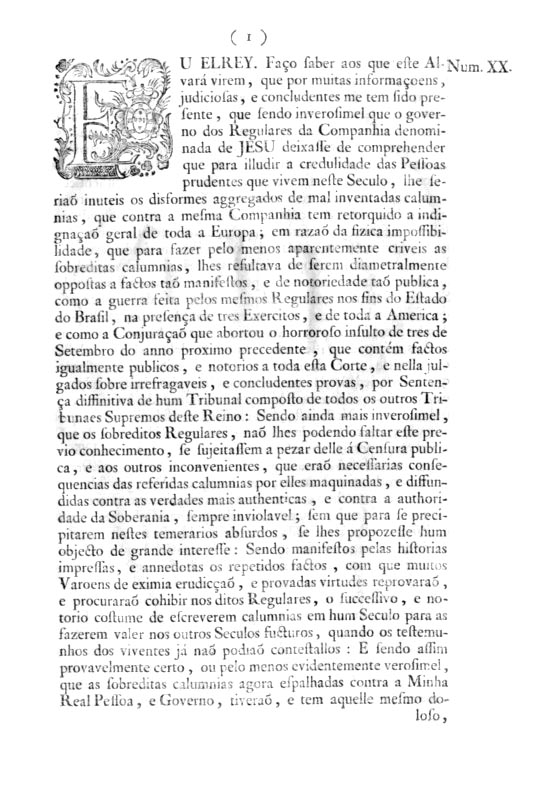 Alvara porque Vossa Magestade manda guardar em Cofre de tres chaves na Torre do