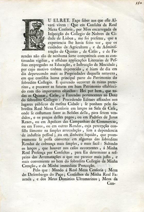 Alvara por que Vossa Magestade ha por bem declarar as contribuiçoes que se devem pagar nas Alfandegas